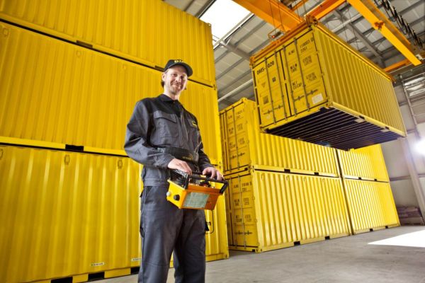 Transport beim Umzug, Container